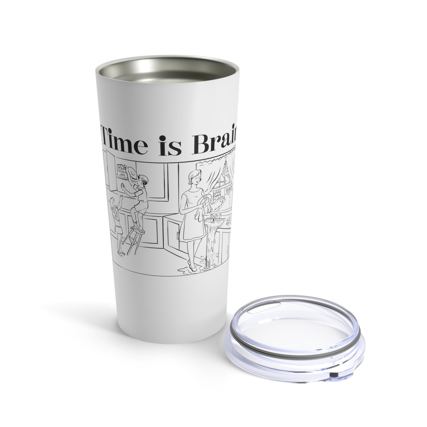 Time Is Brain Classic Tumbler