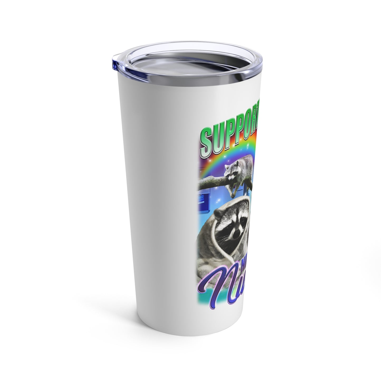 Raccoon Nightshift Nurse Tumbler