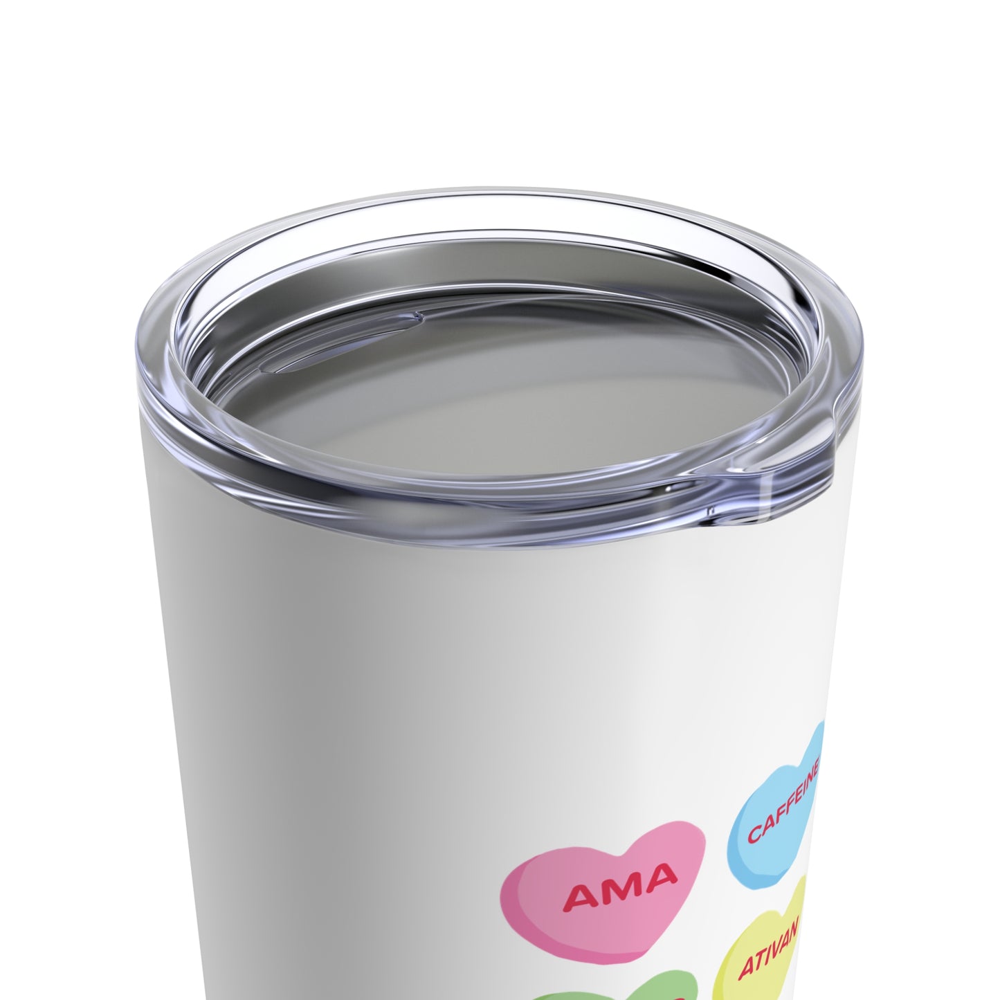 Candy Hearts Tumbler
