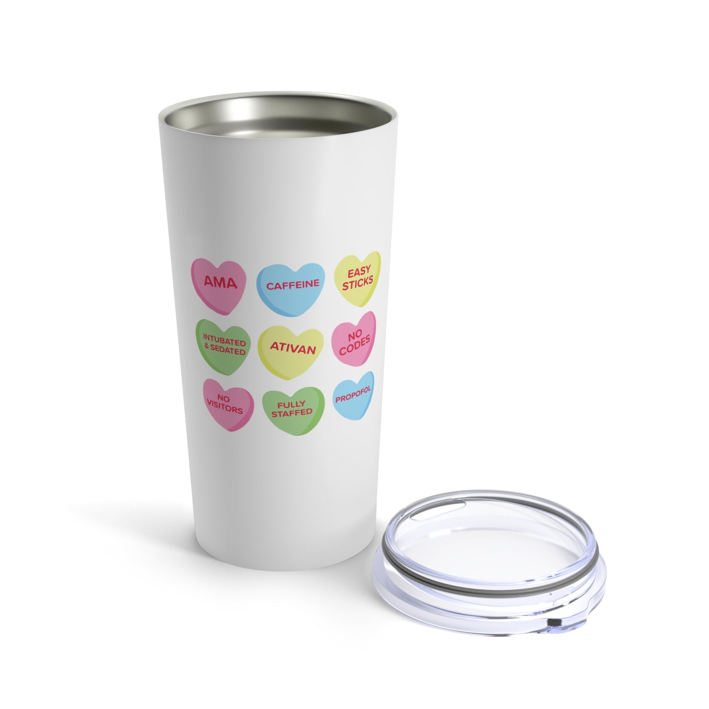 Candy Hearts Tumbler