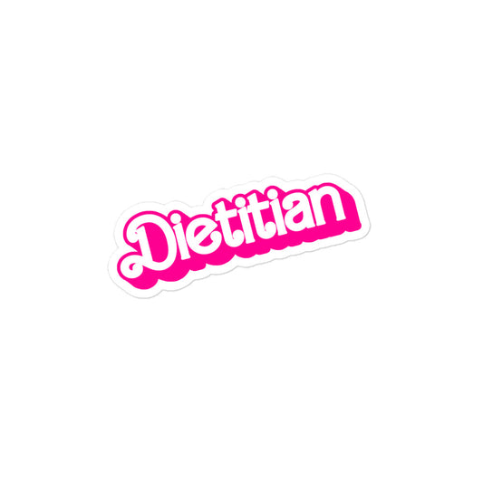 Barbie Dietitian Sticker