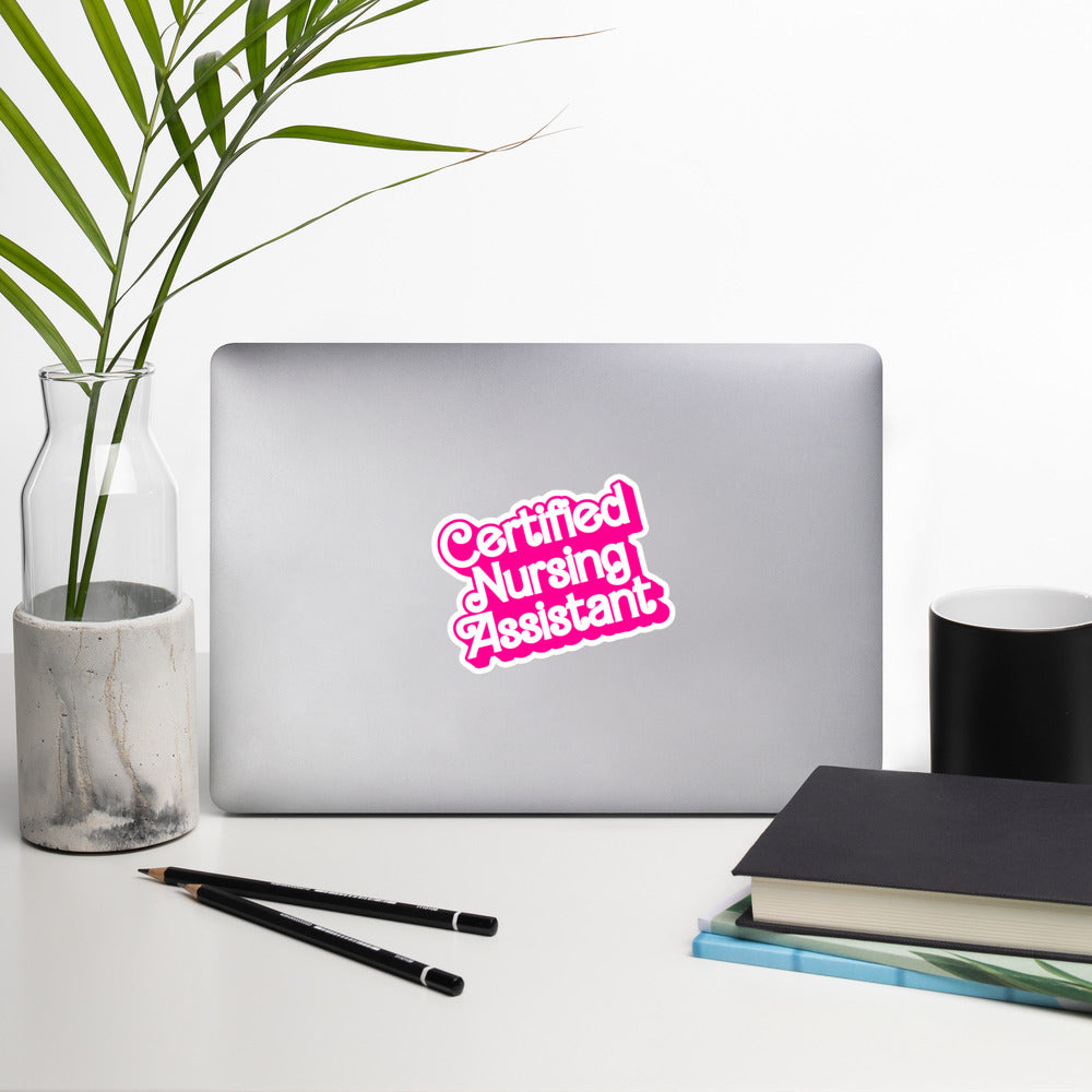 Barbie Certified Nursing Assistant Sticker