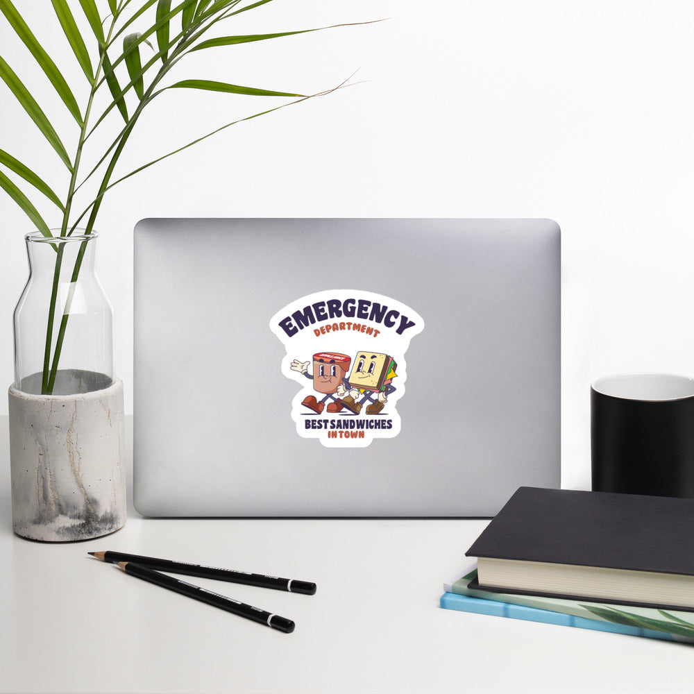 Emergency Department, Best Sandwiches In Town Sticker