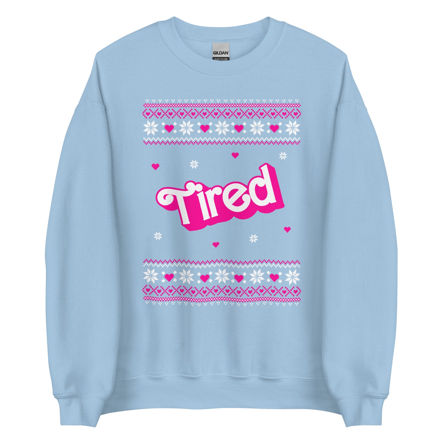 Barbie Tired Ugly Christmas Sweater