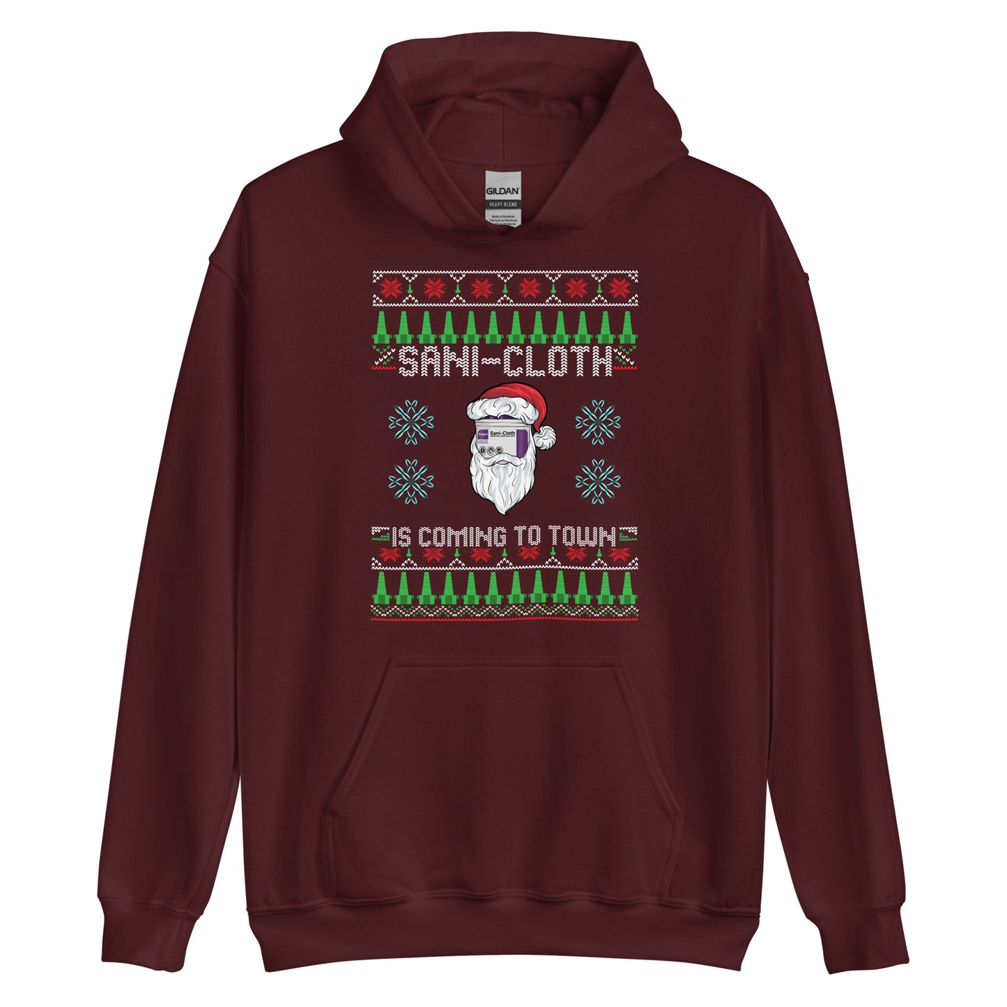 Sani Cloth Is Coming To Town Ugly Christmas Hoodie