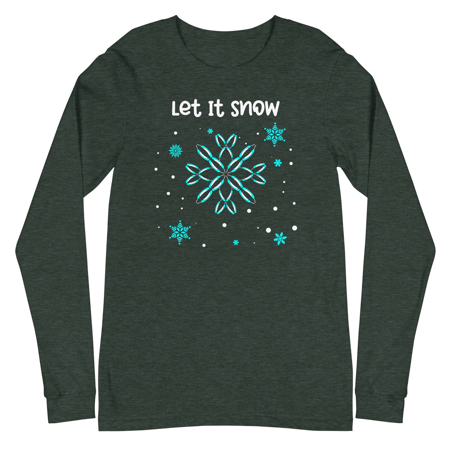 PureWick Snowflake Long Sleeve Tee