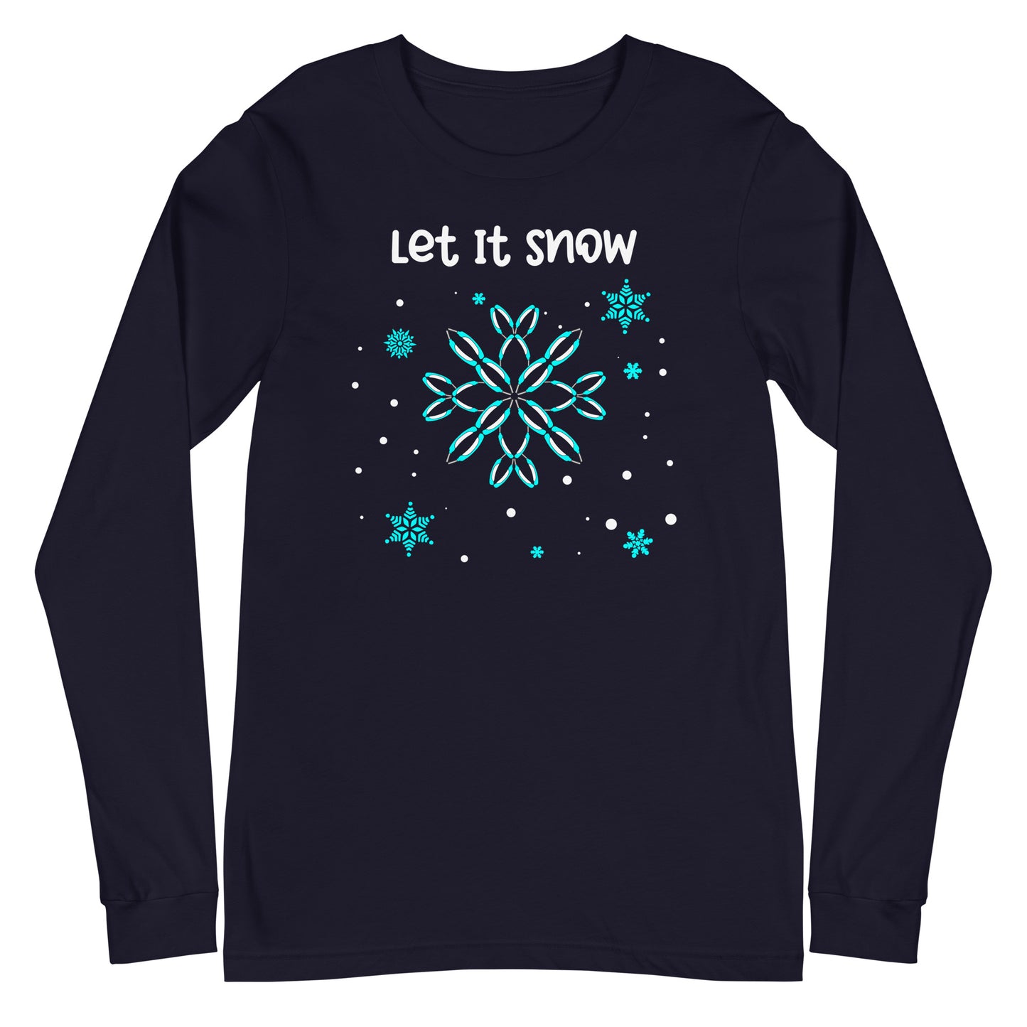 PureWick Snowflake Long Sleeve Tee