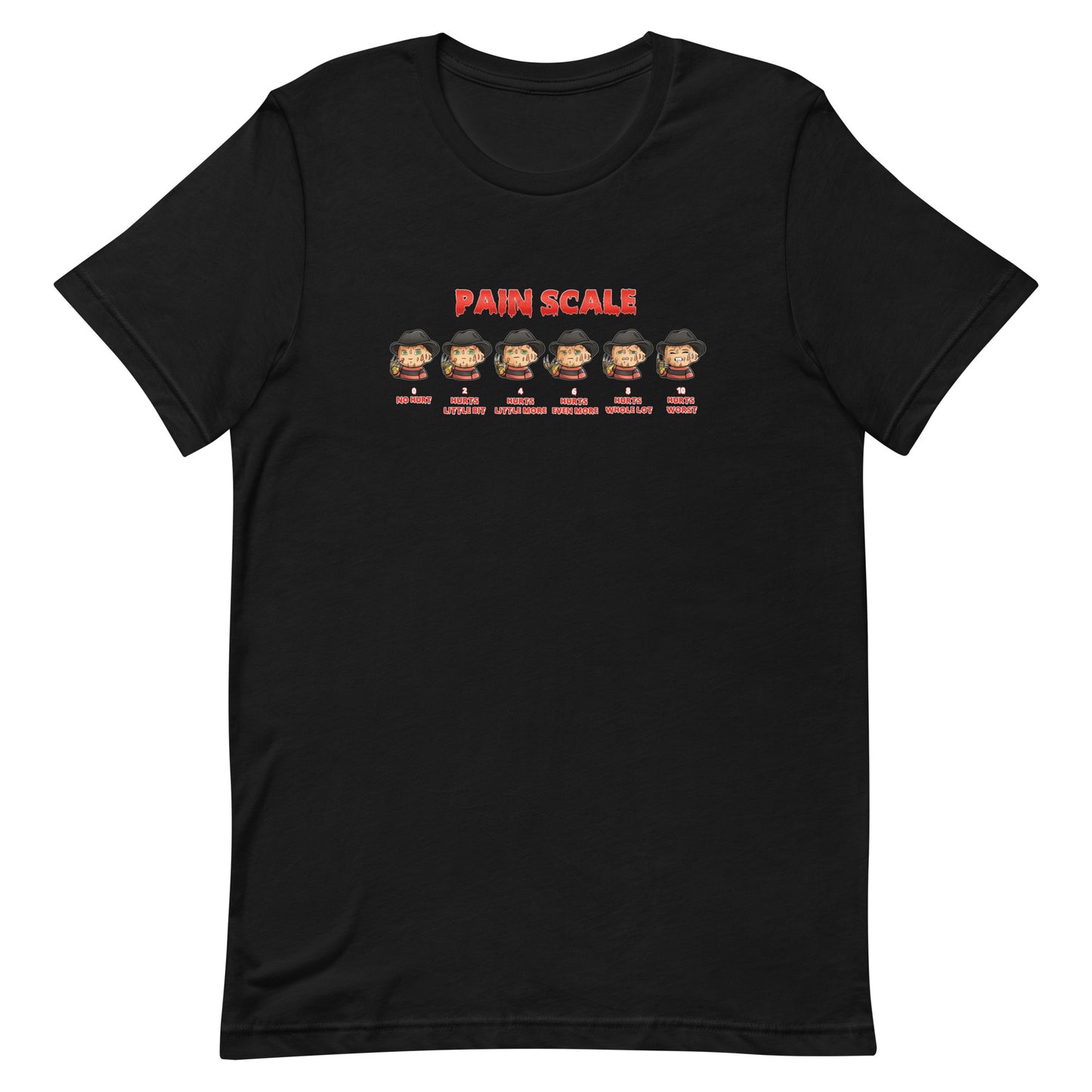 Freddy Krueger Pain Scale Tee