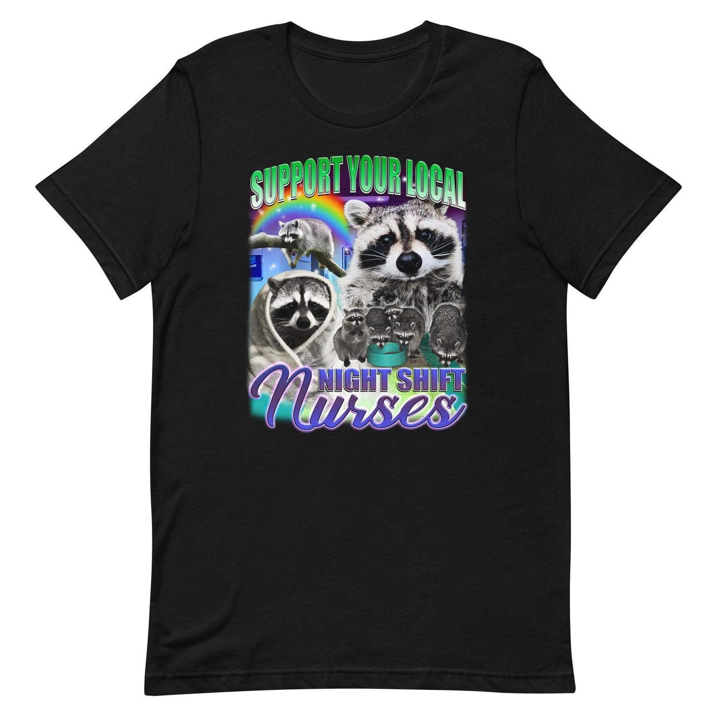 Raccoon Night Shift Nurse Tee