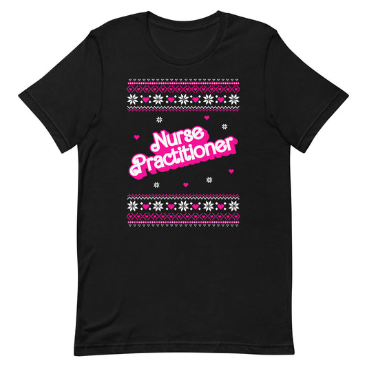 Barbie Nurse Practitioner Christmas T-shirt