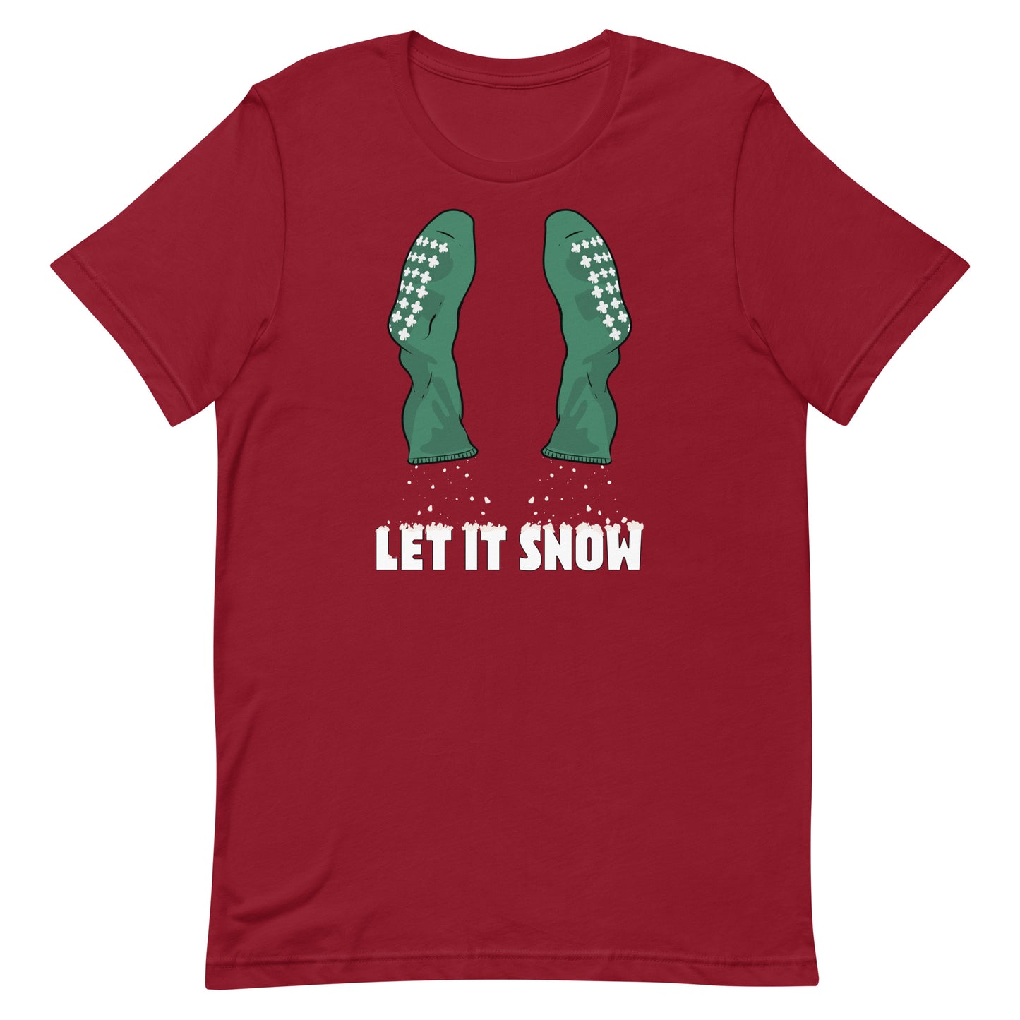 Let It Snow Granny Glitter Tee