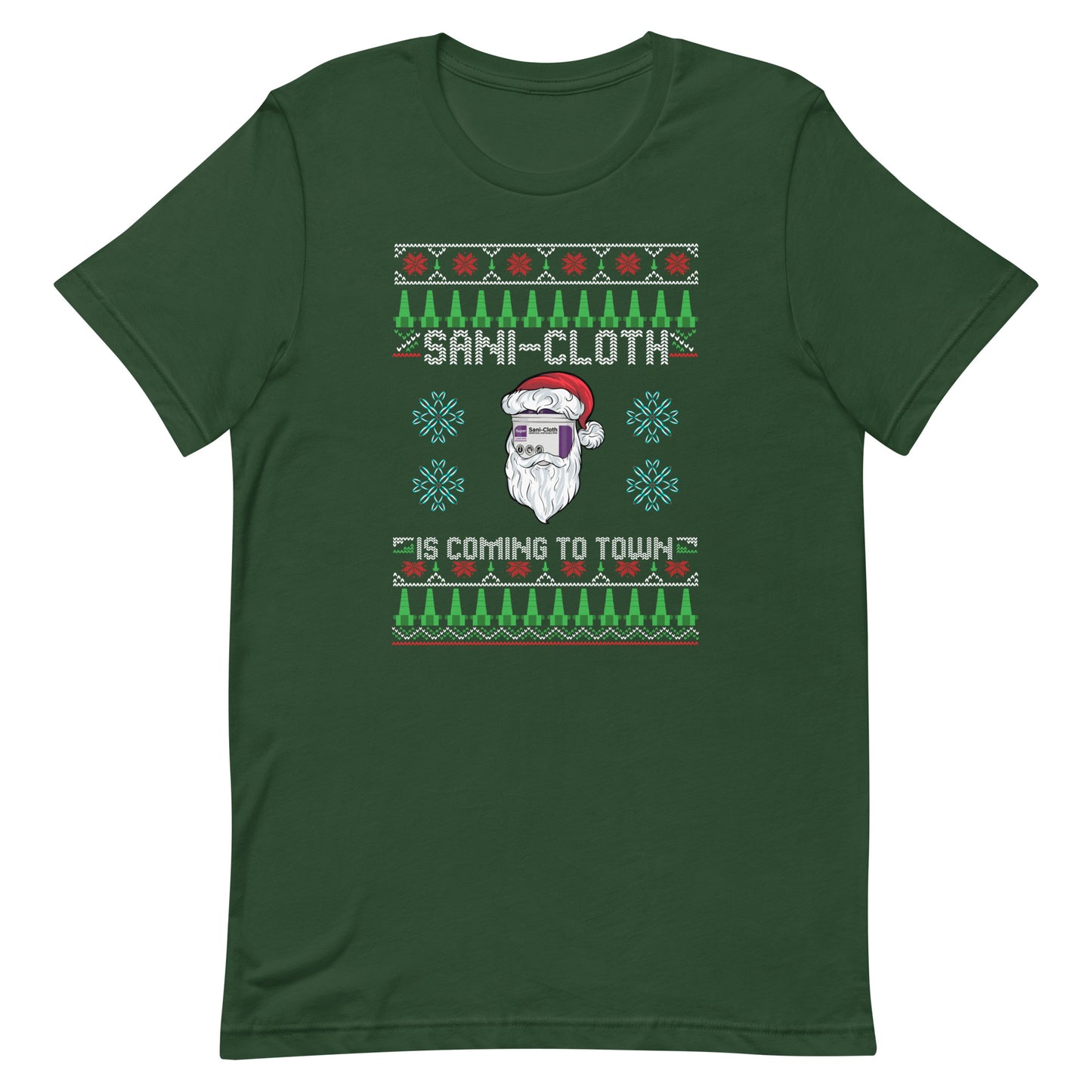 Sani Cloth Is Coming To Town Ugly Christmas Tee