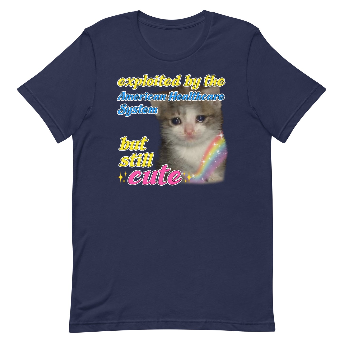 Exploited by the American Healthcare System Cat Tee