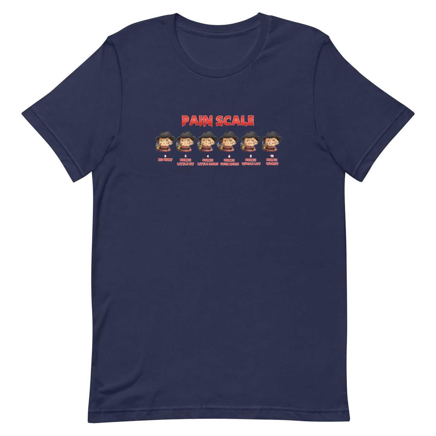 Freddy Krueger Pain Scale Tee