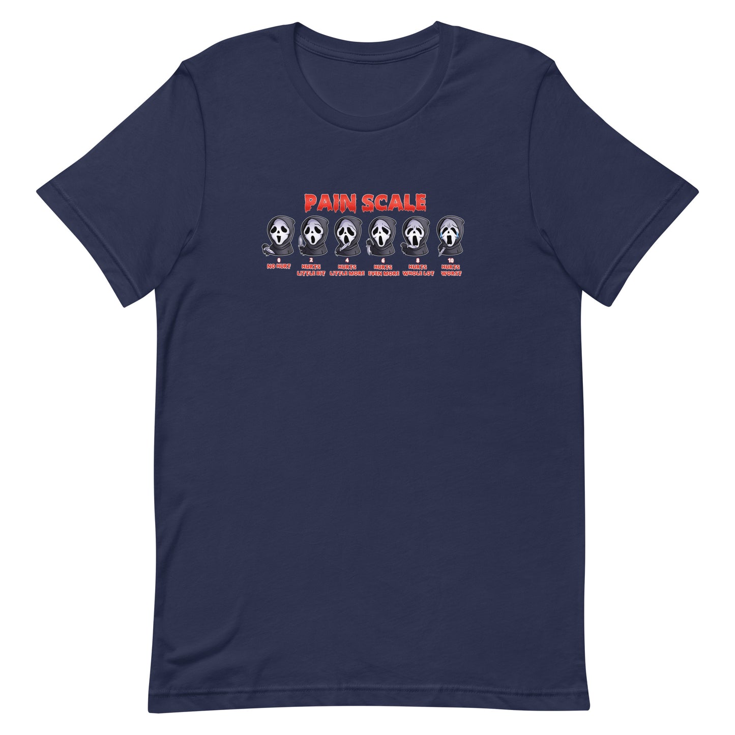 Ghostface Pain Scale Tee