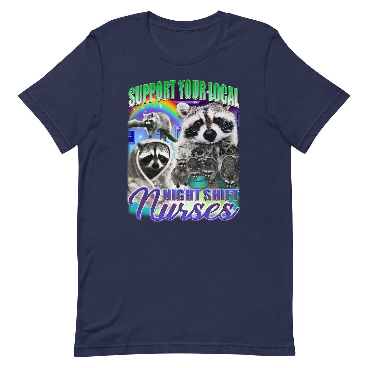 Raccoon Night Shift Nurse Tee