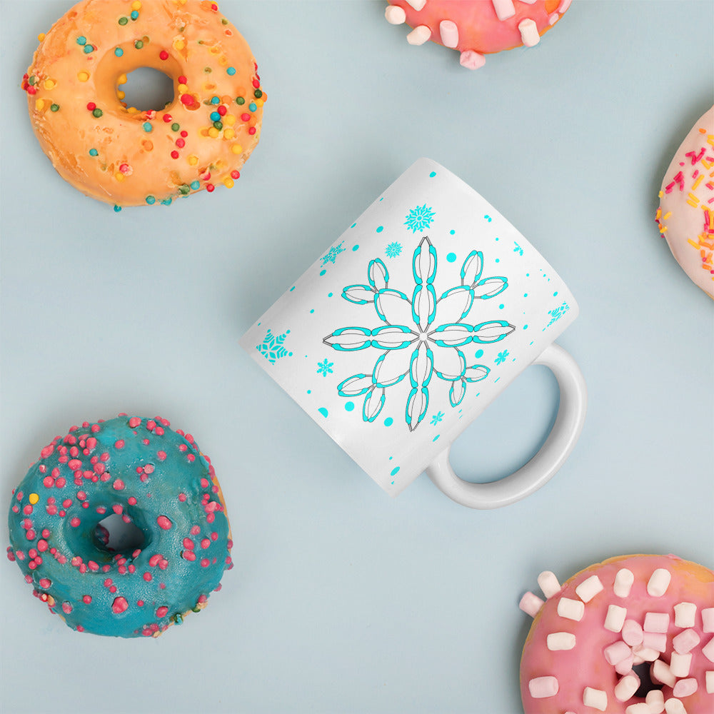PureWick Snowflake Mug