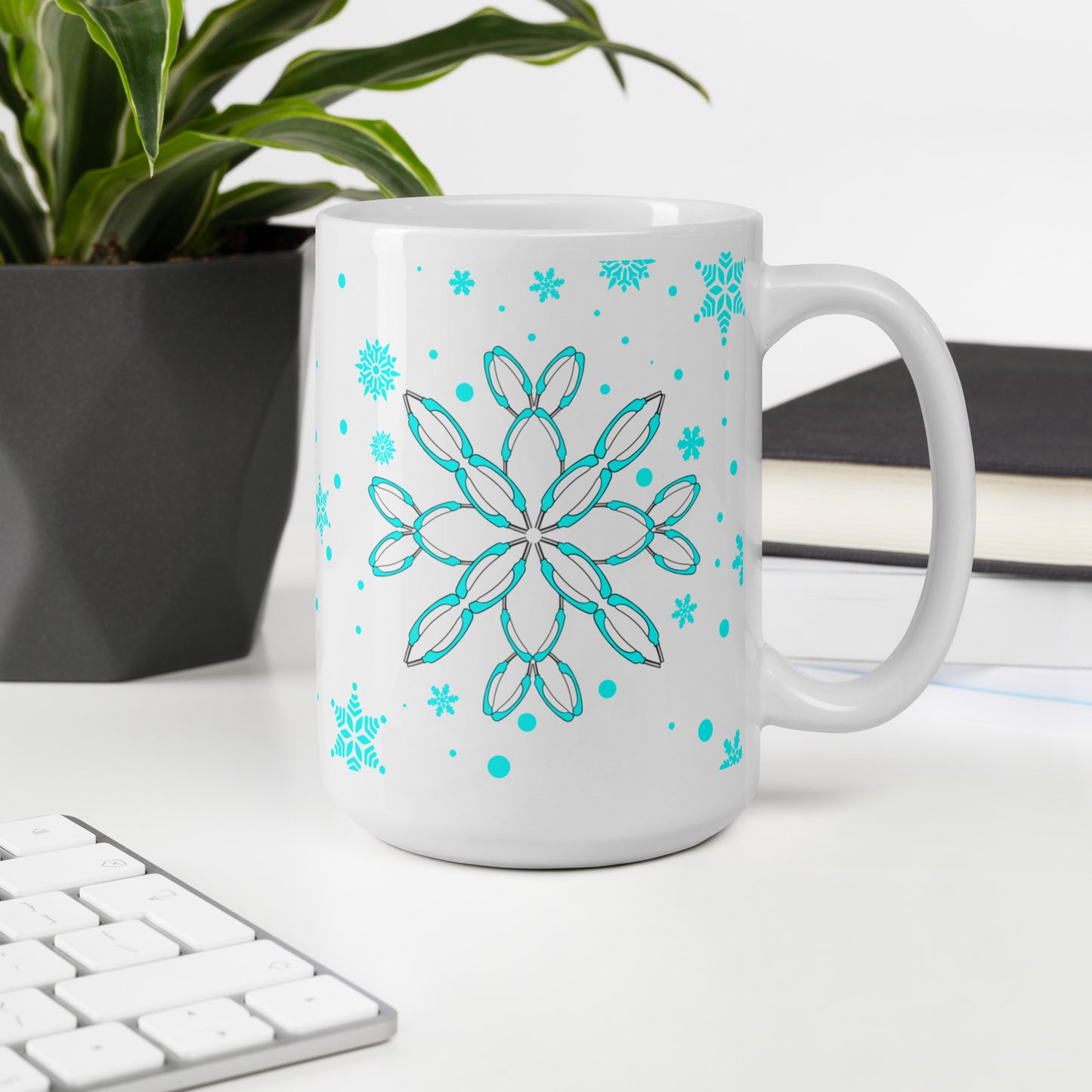 PureWick Snowflake Mug
