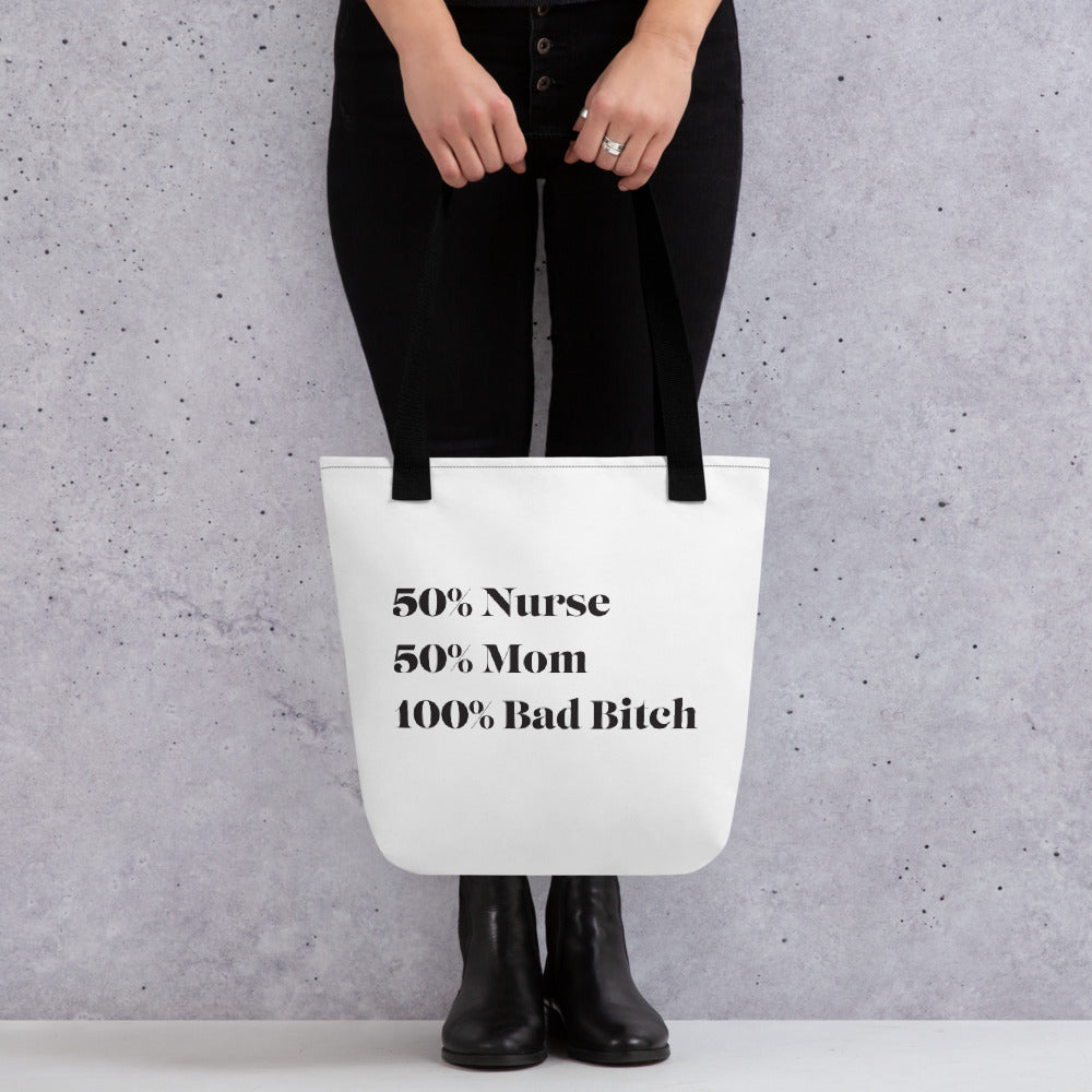 100% Bad Bitch Tote bag