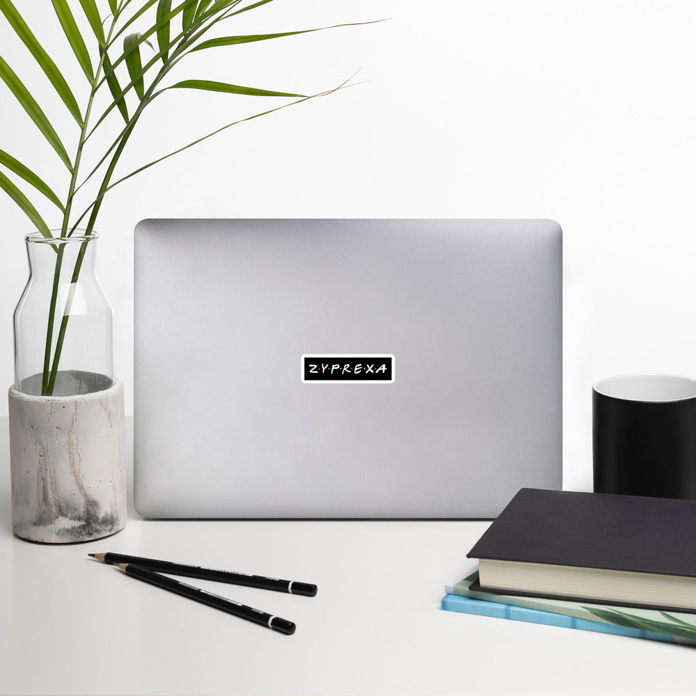 Zyprexa Sticker - black