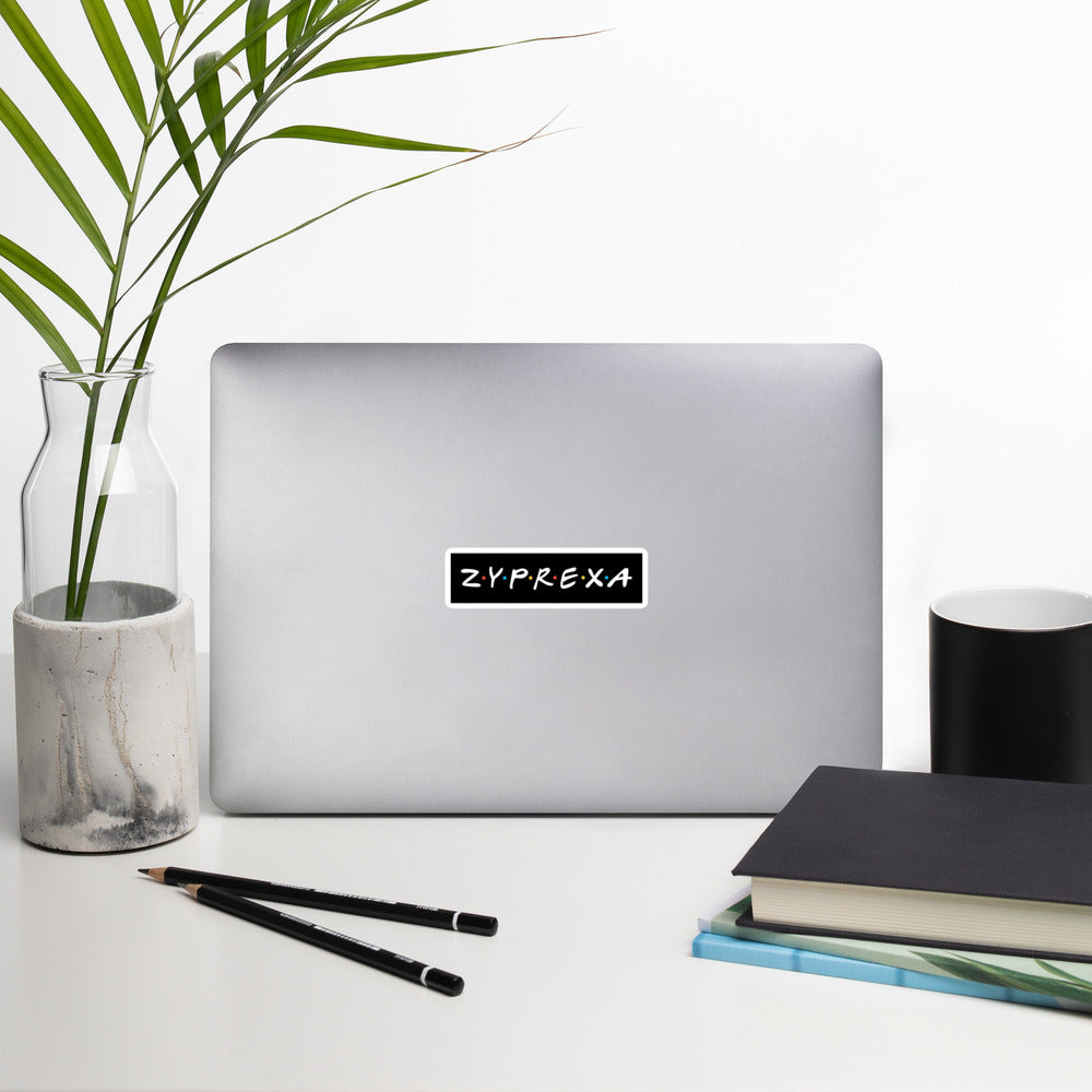 Zyprexa Sticker - black