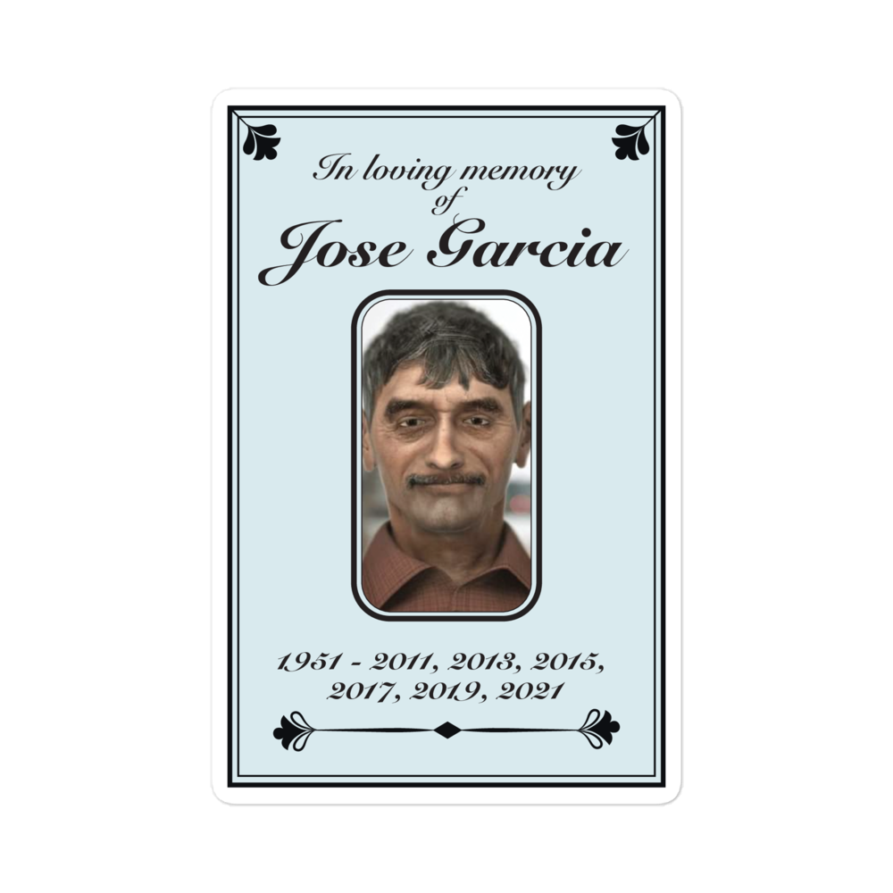 Jose Garcia sticker