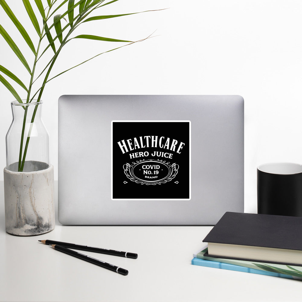 Healthcare Hero Juice Sticker