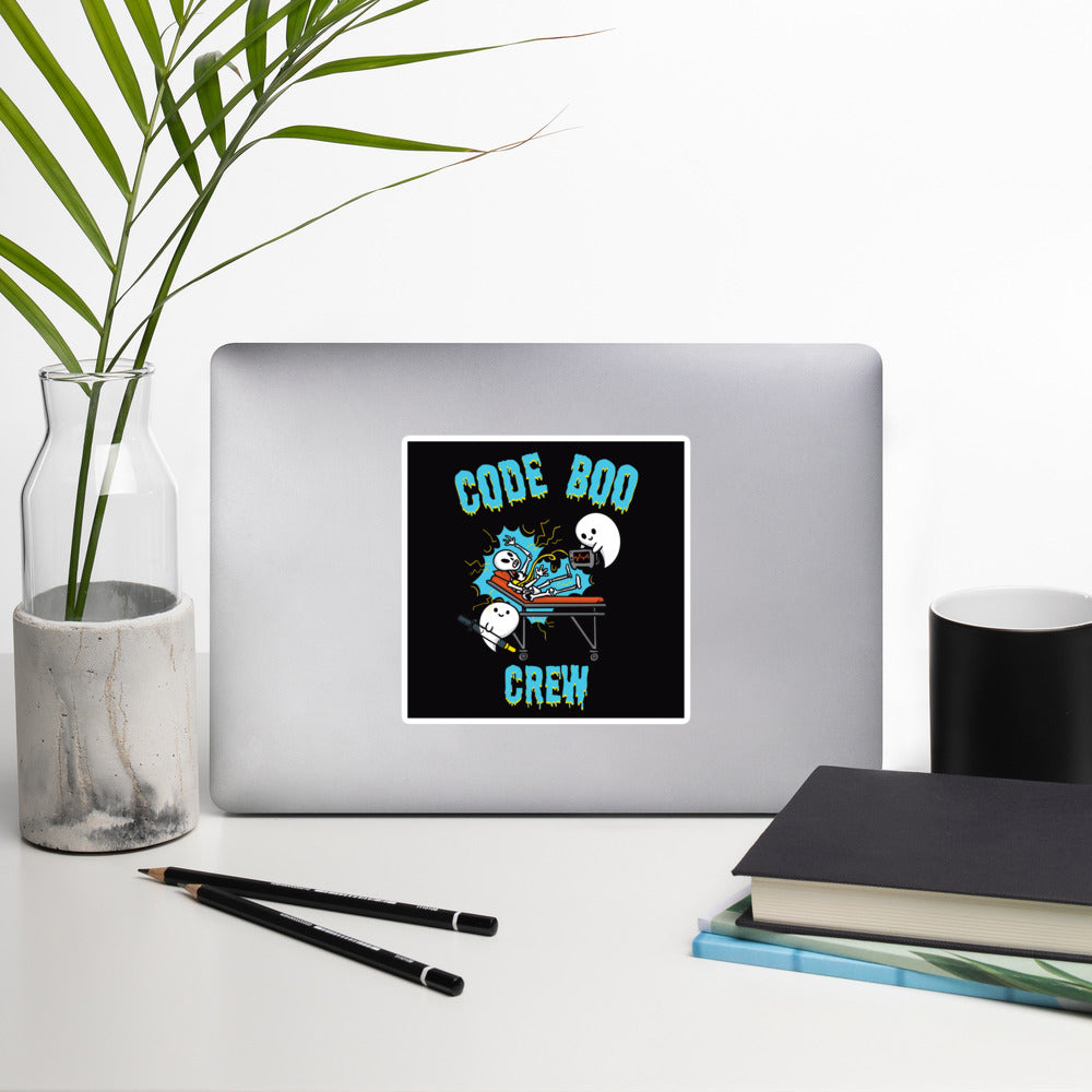 Code Boo Crew Sticker