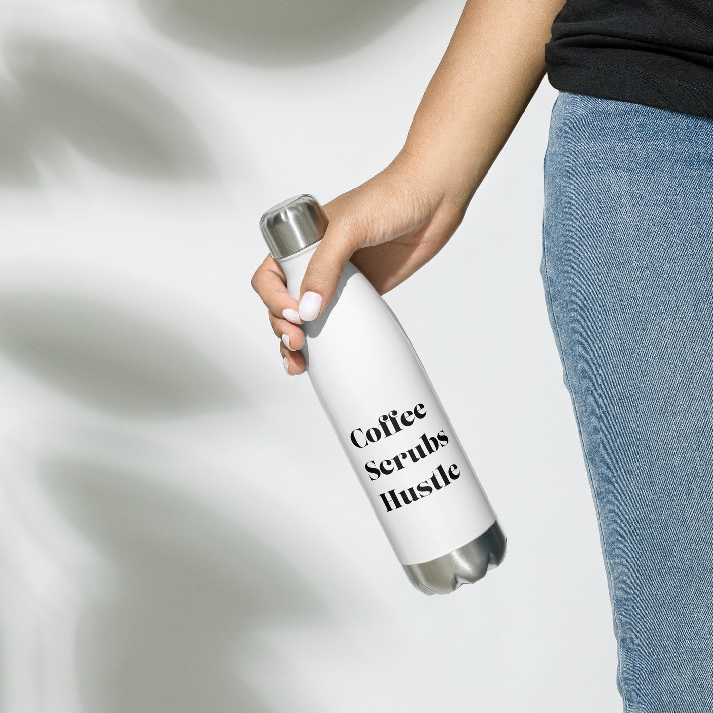 Coffee Scrubs Hustle Water Bottle
