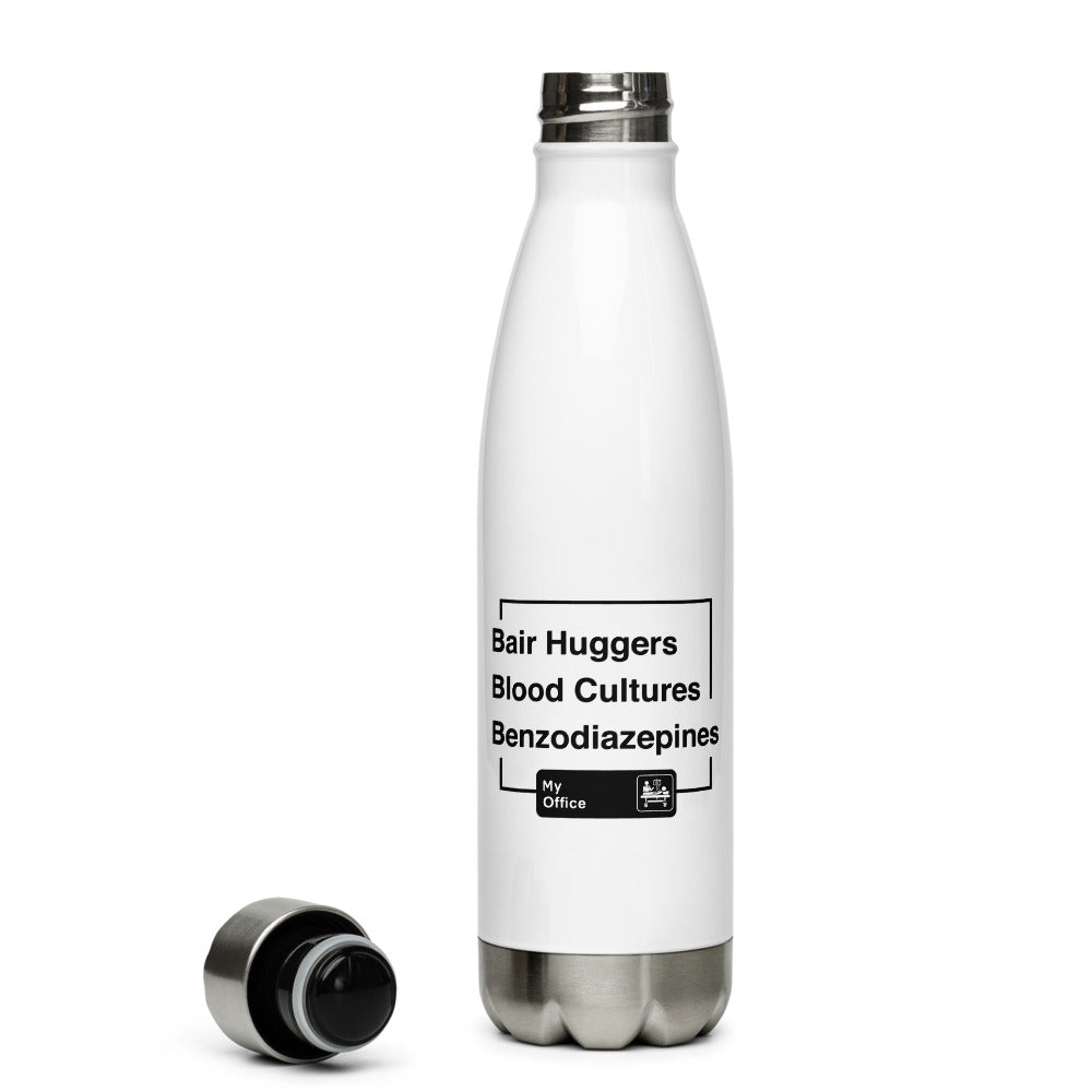 Bair Huggers, Blood Cultures, Benzodiazepines Water Bottle