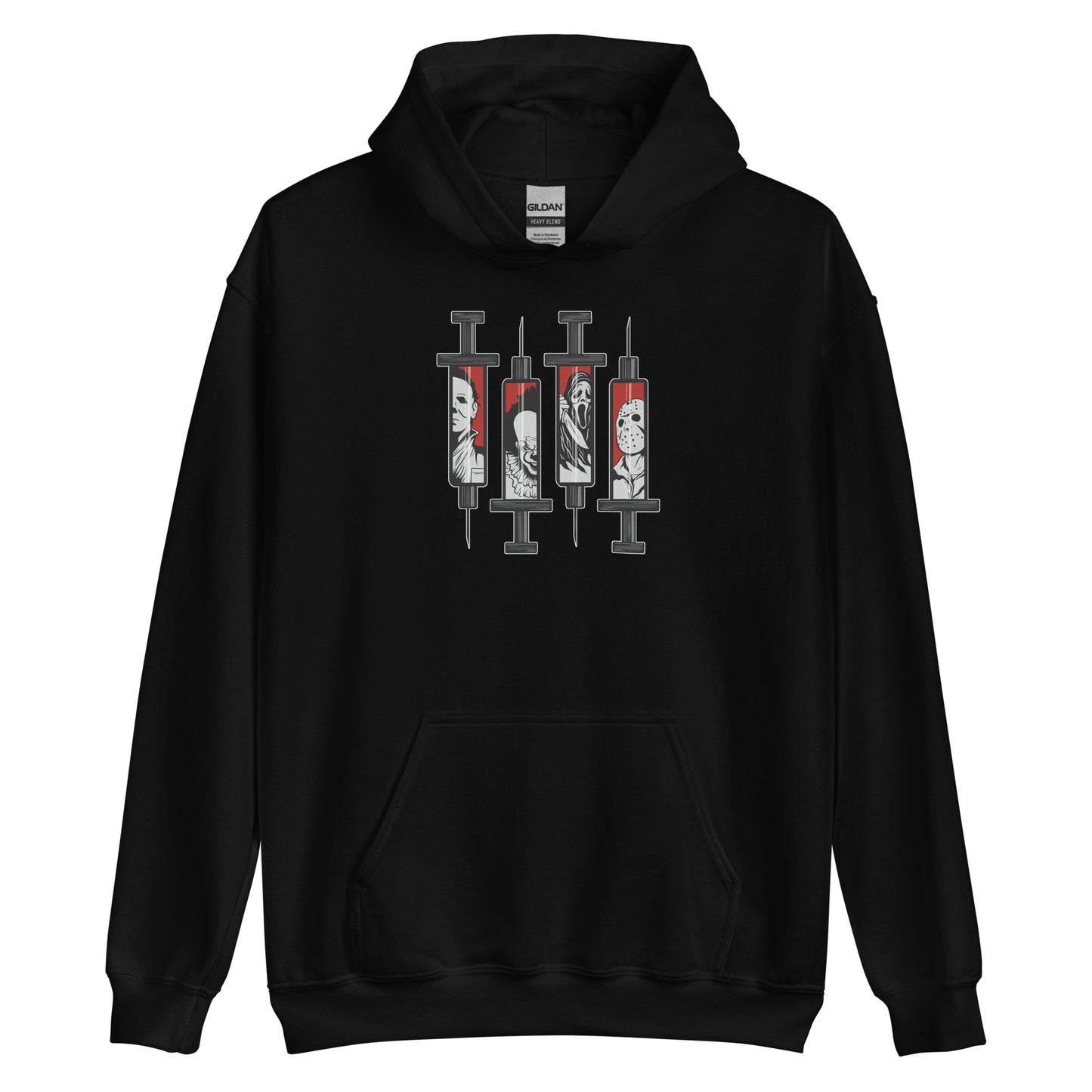 Horror Movie Syringes Hoodie