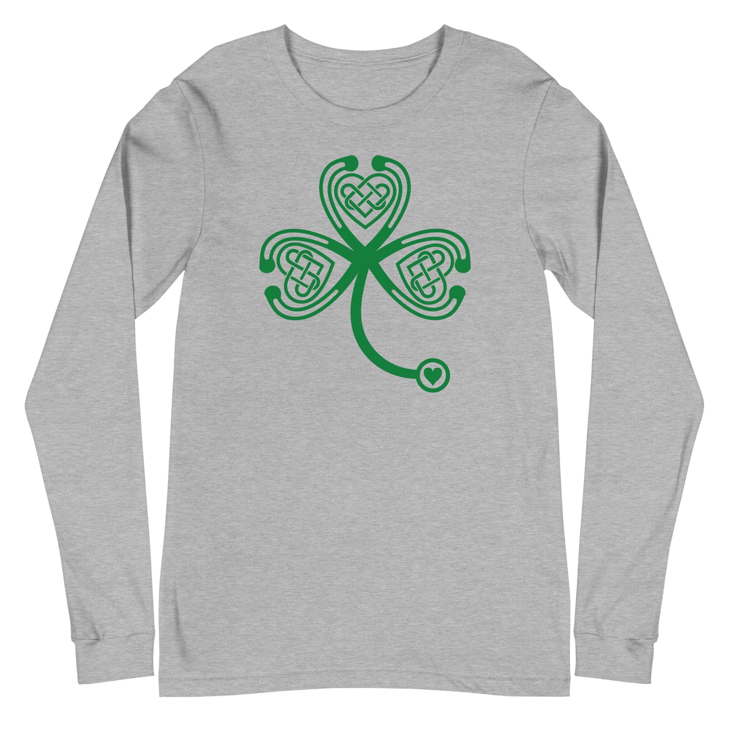 Stethoscope Shamrock Long Sleeve Tee