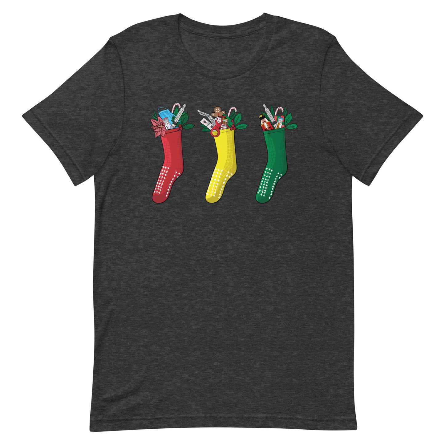 Grippy Christmas Stockings Tee