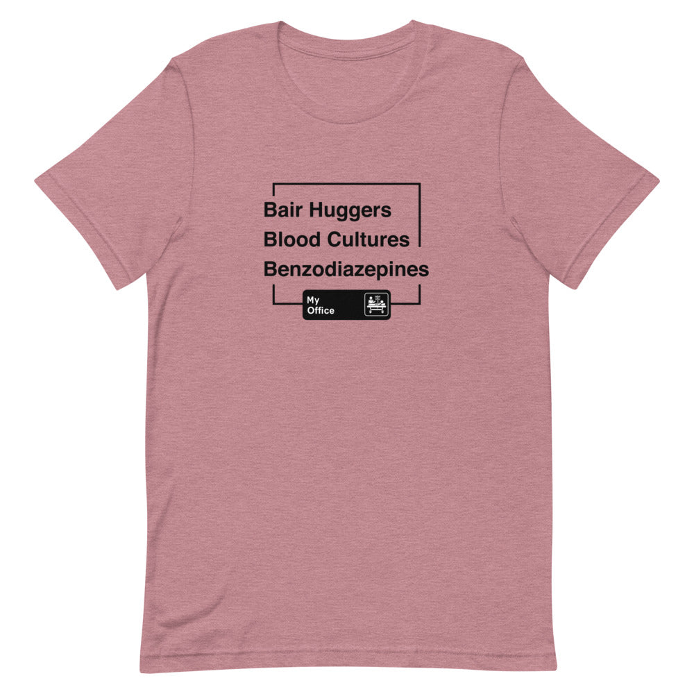 Bair Huggers, Blood Cultures, Benzodiazepines Tee