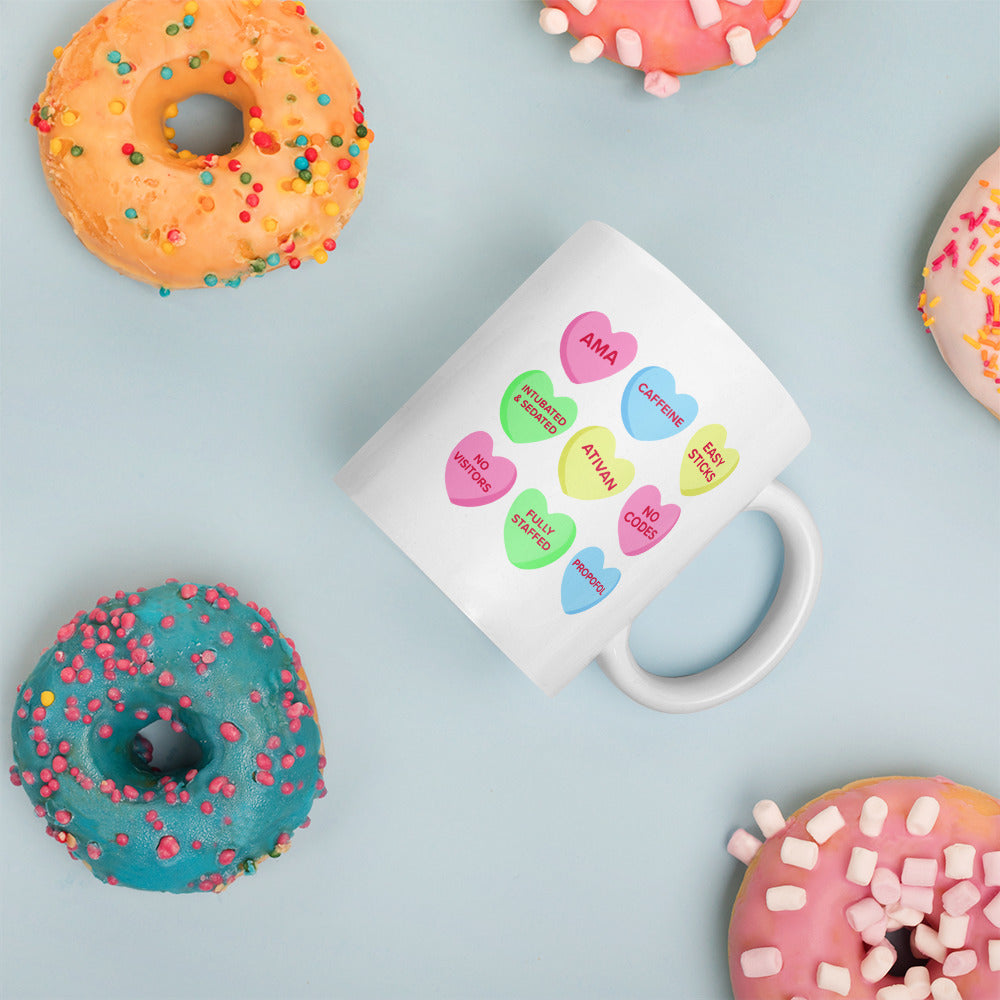 Candy Hearts Mug