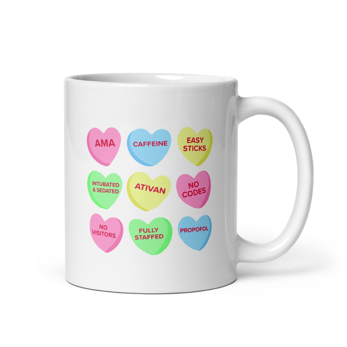 Candy Hearts Mug