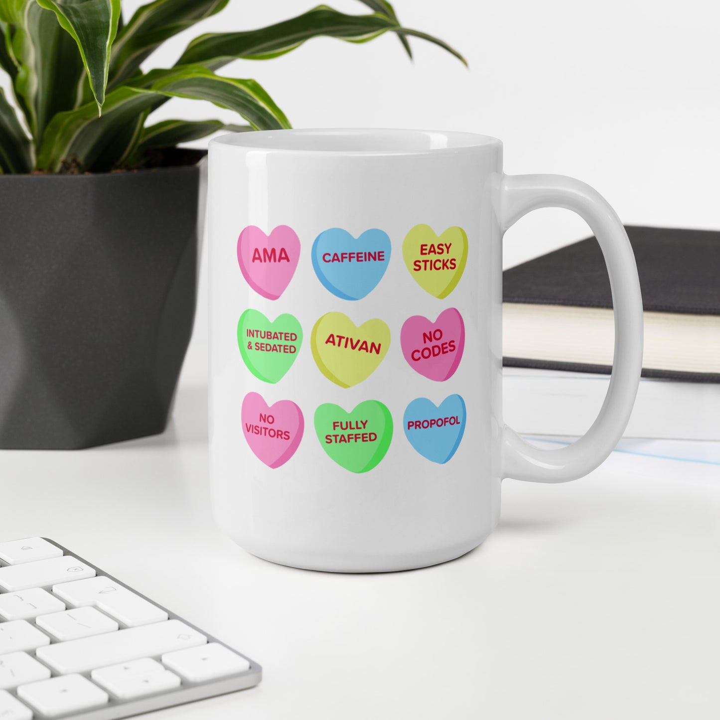 Candy Hearts Mug