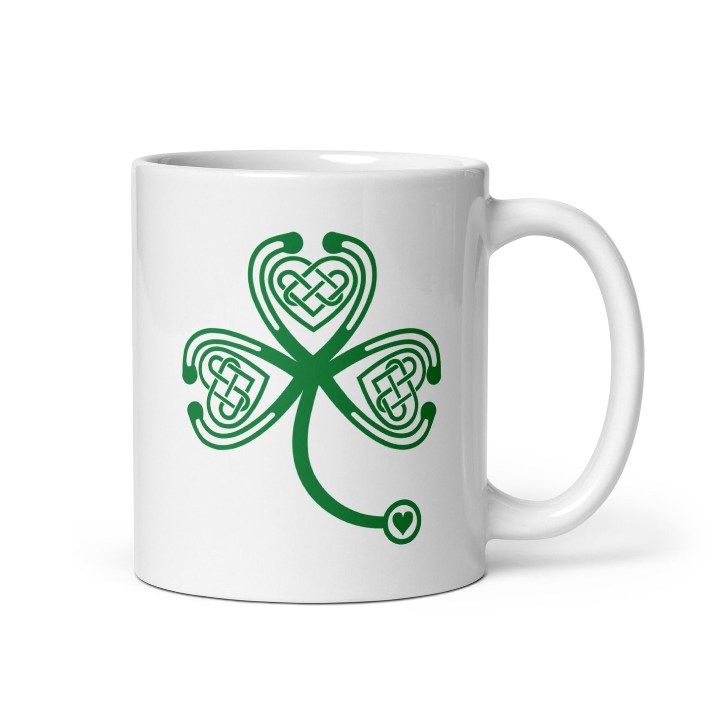 Stethoscope Shamrock Mug