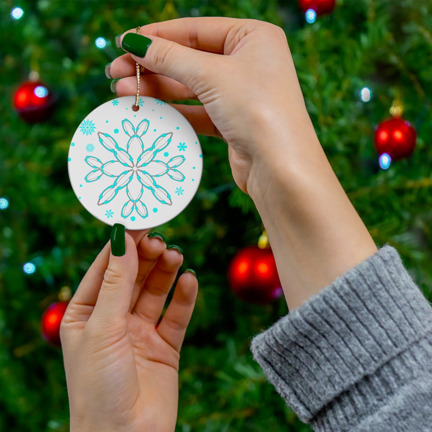PureWick Snowflake Christmas Tree Ornament