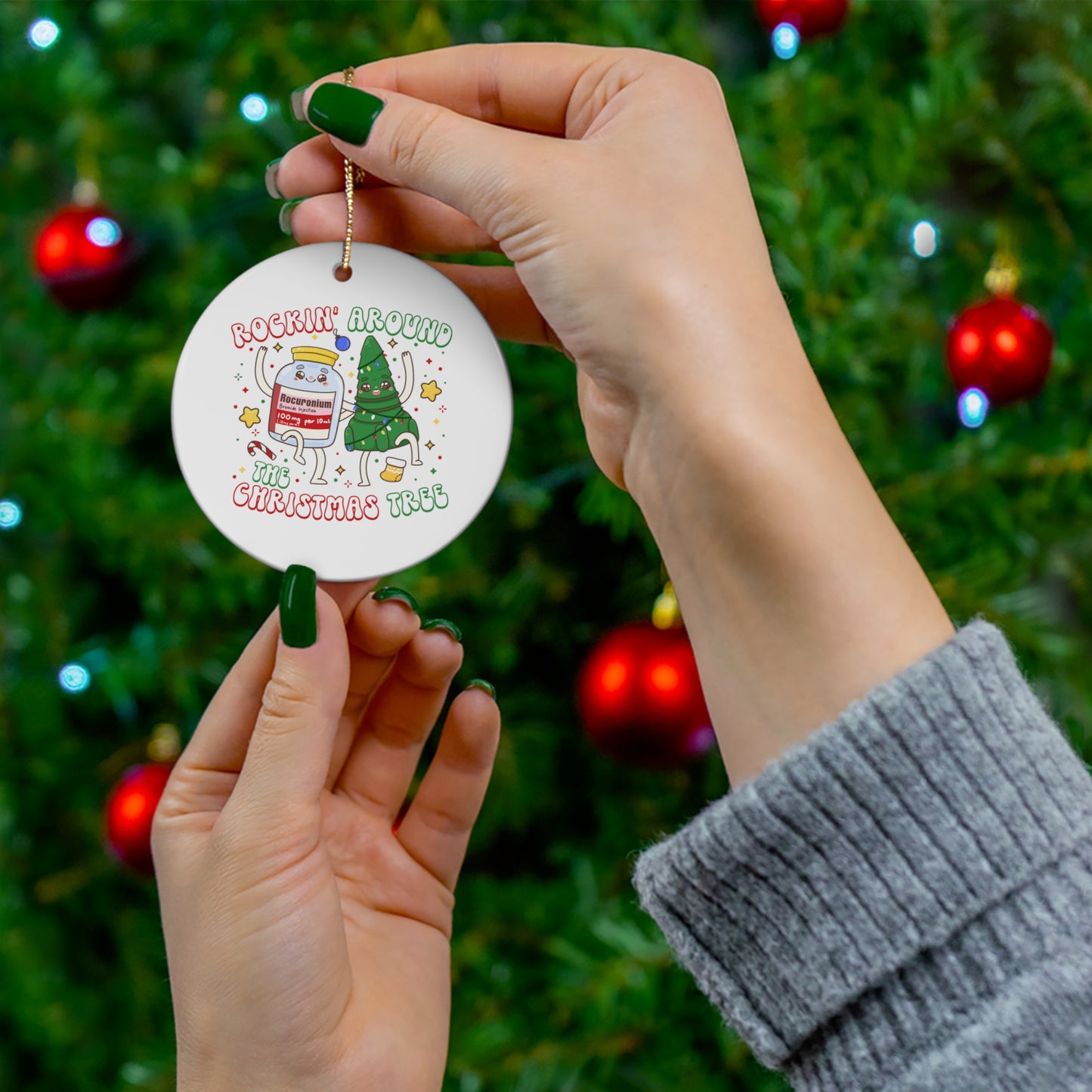 Rockin' Around Christmas Tree Ornament