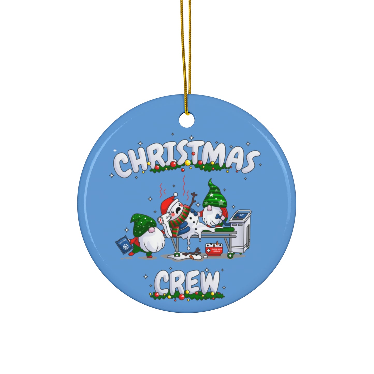 Christmas Crew Christmas Tree Ornament