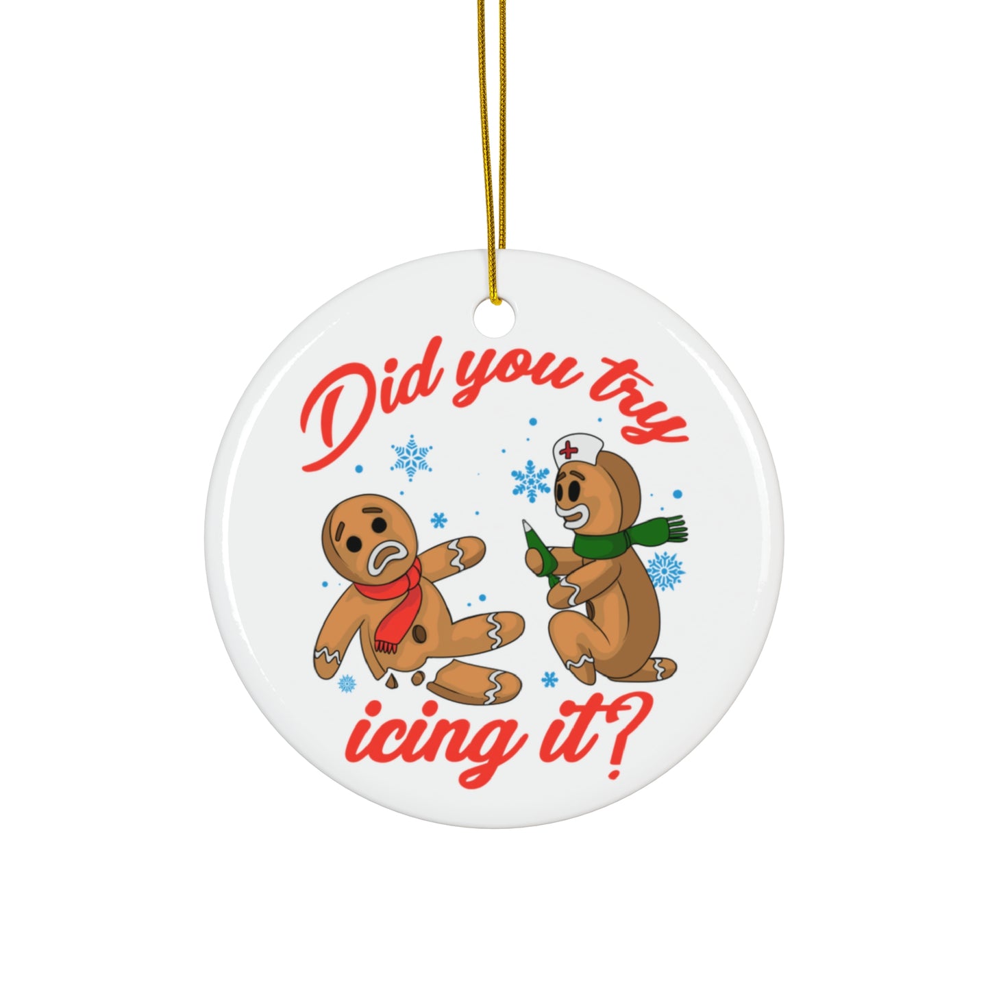 Did You Try Icing It? Christmas Tree Ornament