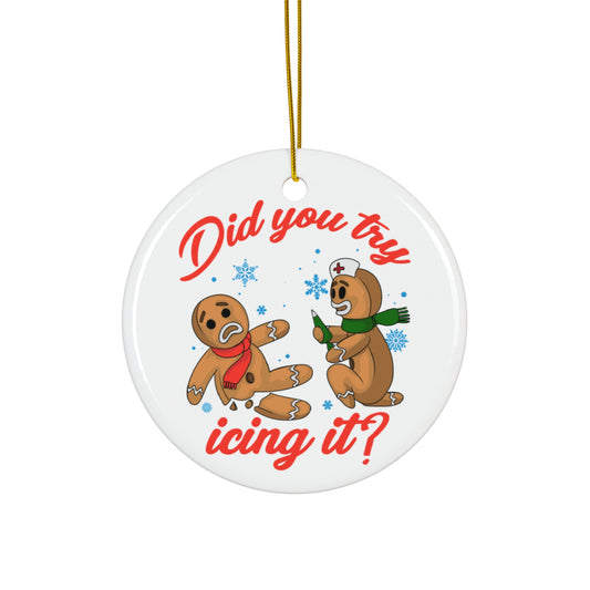 Did You Try Icing It? Christmas Tree Ornament