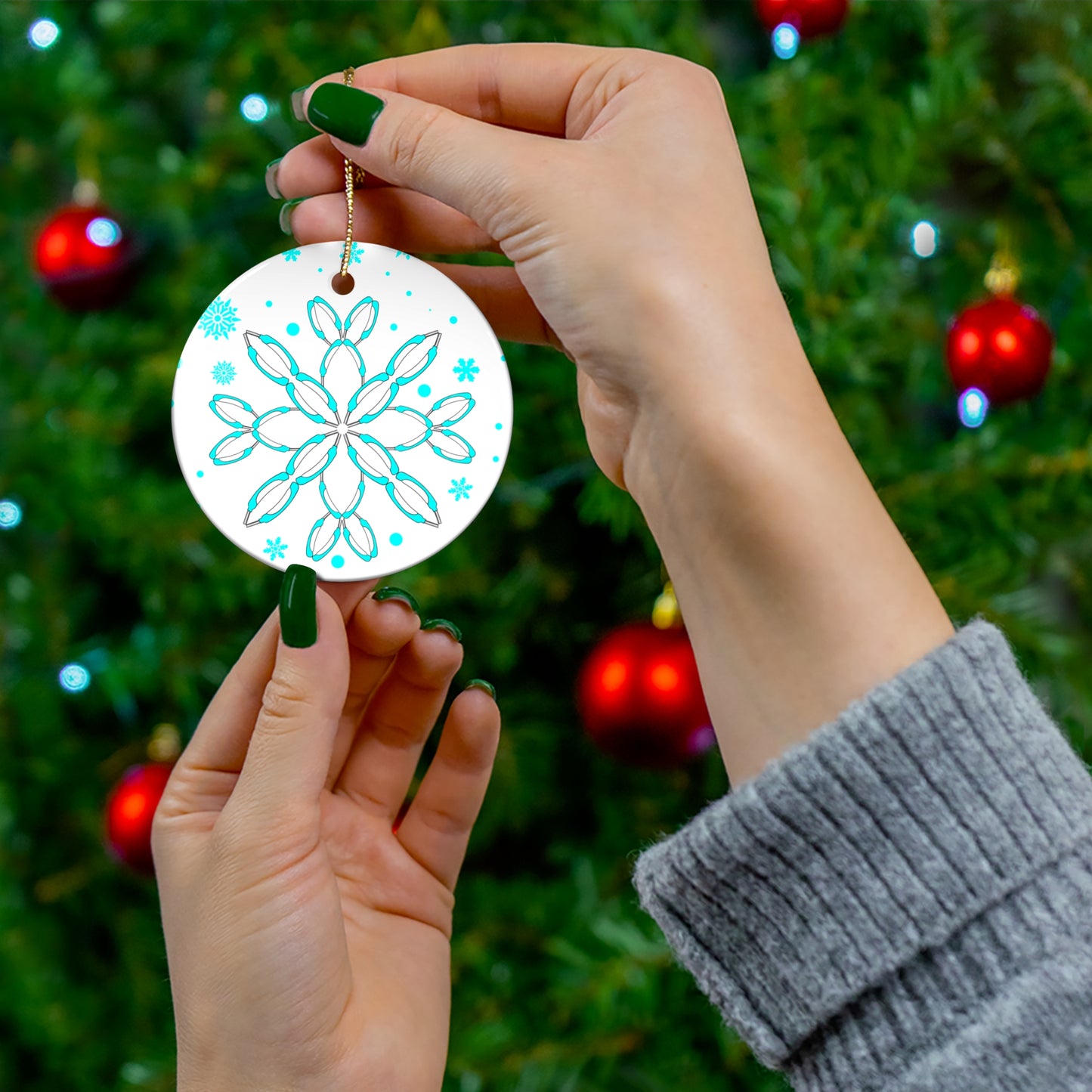 PureWick Snowflake Christmas Tree Ornament