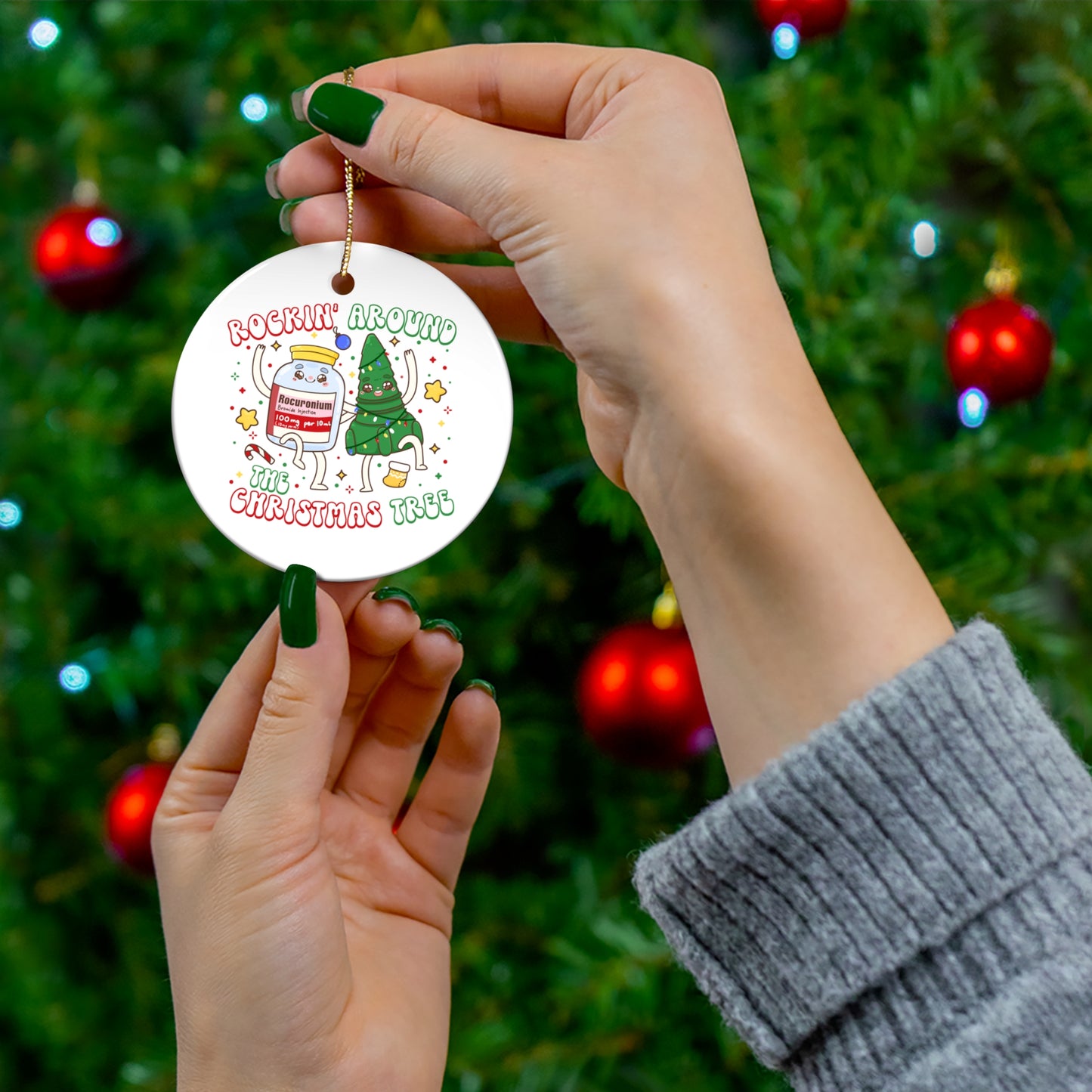 Rockin' Around Christmas Tree Ornament