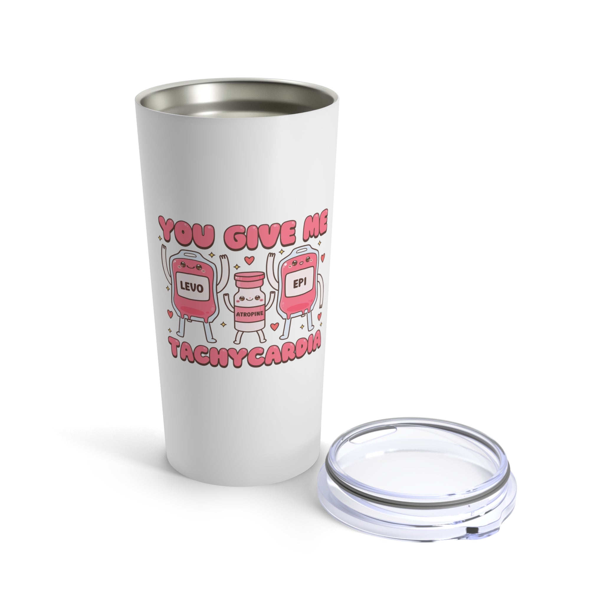 You Give Me Tachycardia Tumbler – Code Blue Memes