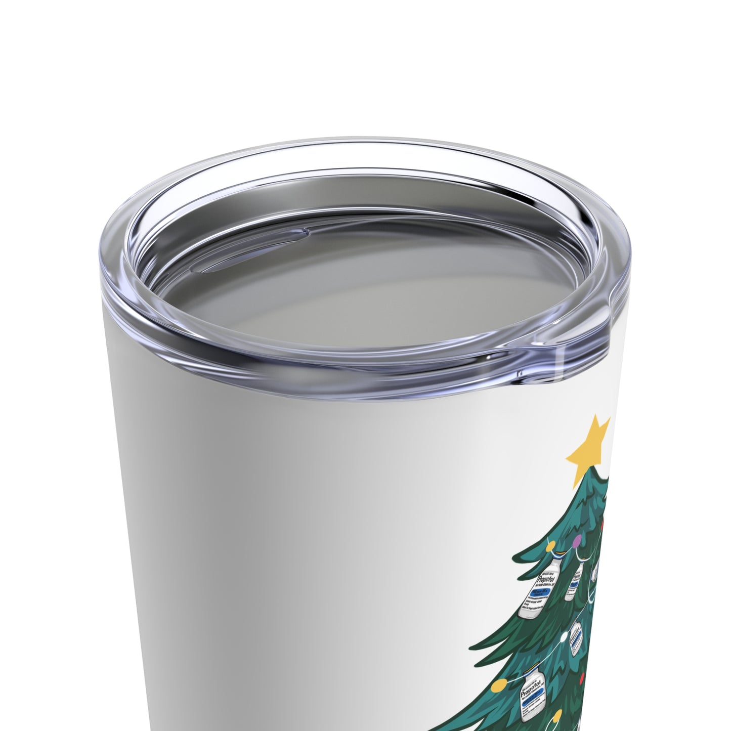 Let It Snow Propofol Christmas Tree Tumbler