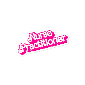 Barbie Nurse Practitioner Sticker