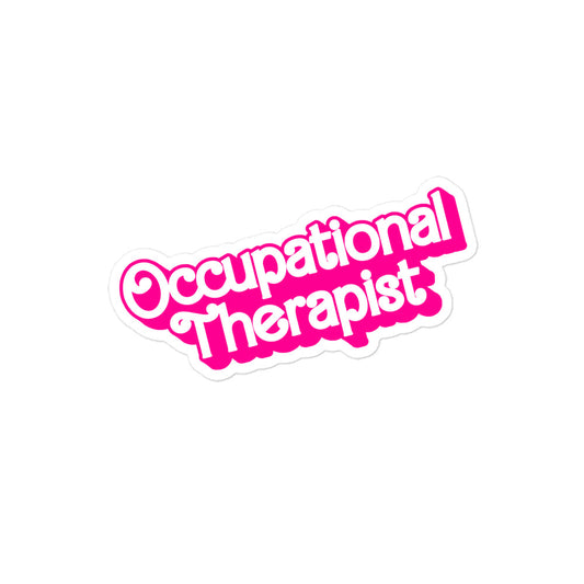 Barbie Occupational Therapist Sticker