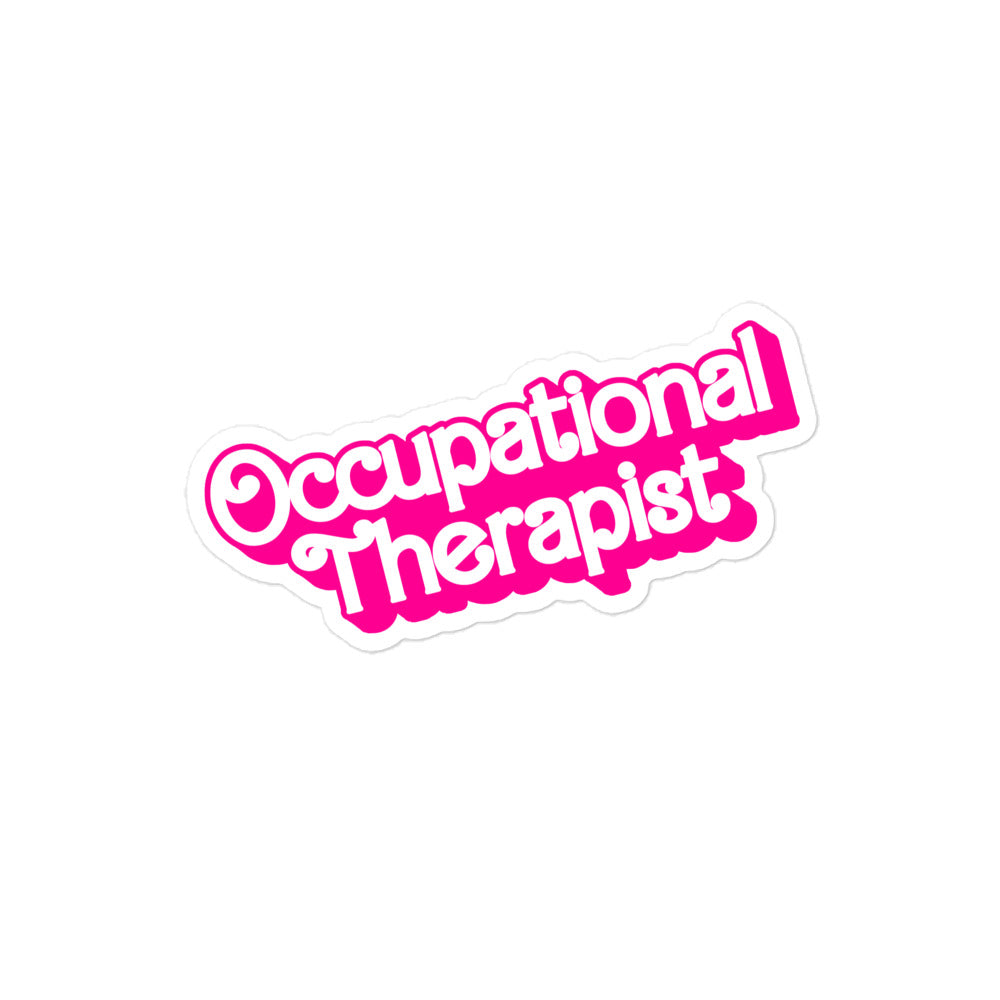 Barbie Occupational Therapist Sticker